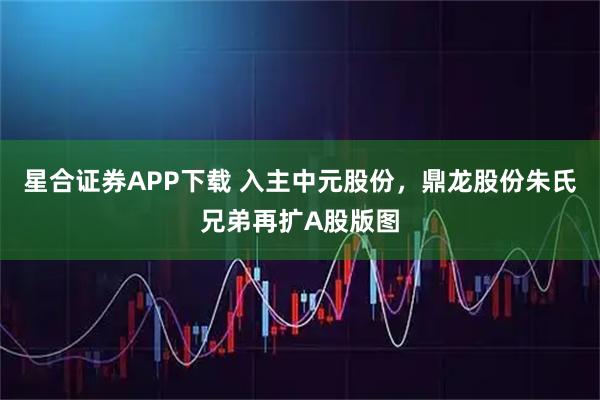 星合证券APP下载 入主中元股份，鼎龙股份朱氏兄弟再扩A股版图