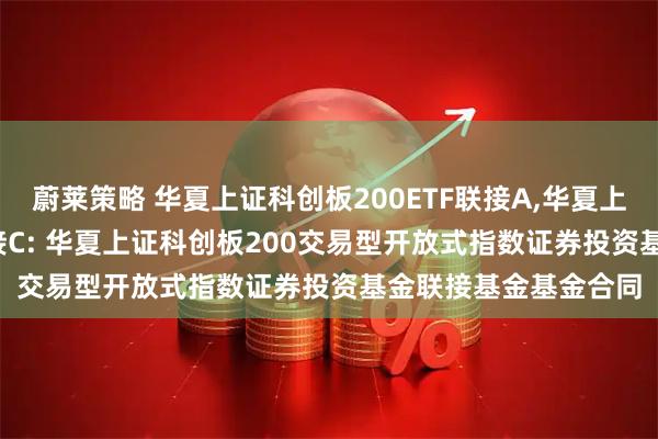 蔚莱策略 华夏上证科创板200ETF联接A,华夏上证科创板200ETF联接C: 华夏上证科创板200交易型开放式指数证券投资基金联接基金基金合同