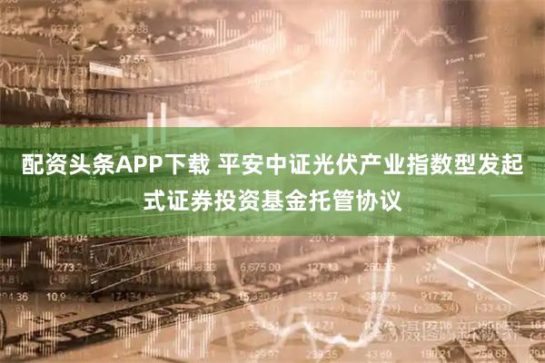 配资头条APP下载 平安中证光伏产业指数型发起式证券投资基金托管协议