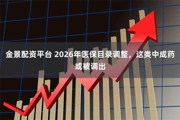 金景配资平台 2026年医保目录调整，这类中成药或被调出